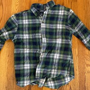 Lands End medium flannel traditional fit